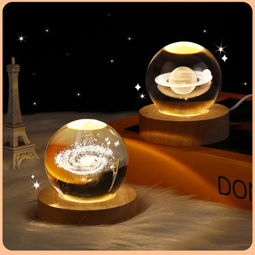 Lampe 3D Crystal Galactique