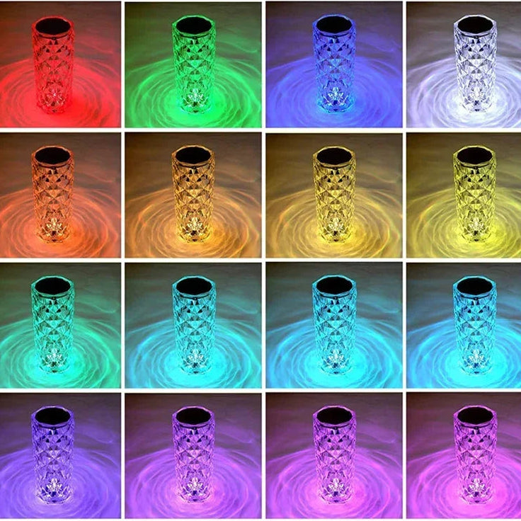 Lampe de table en crystal