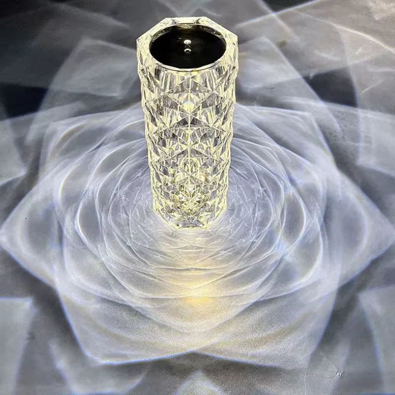 Lampe de table en crystal