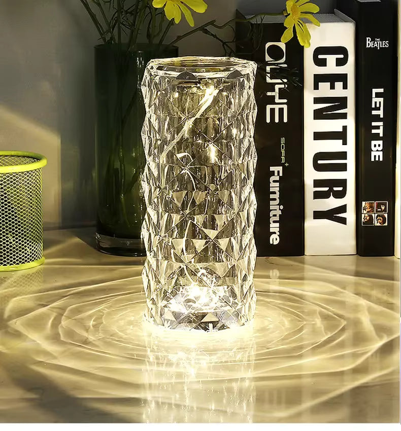 Lampe de table en crystal